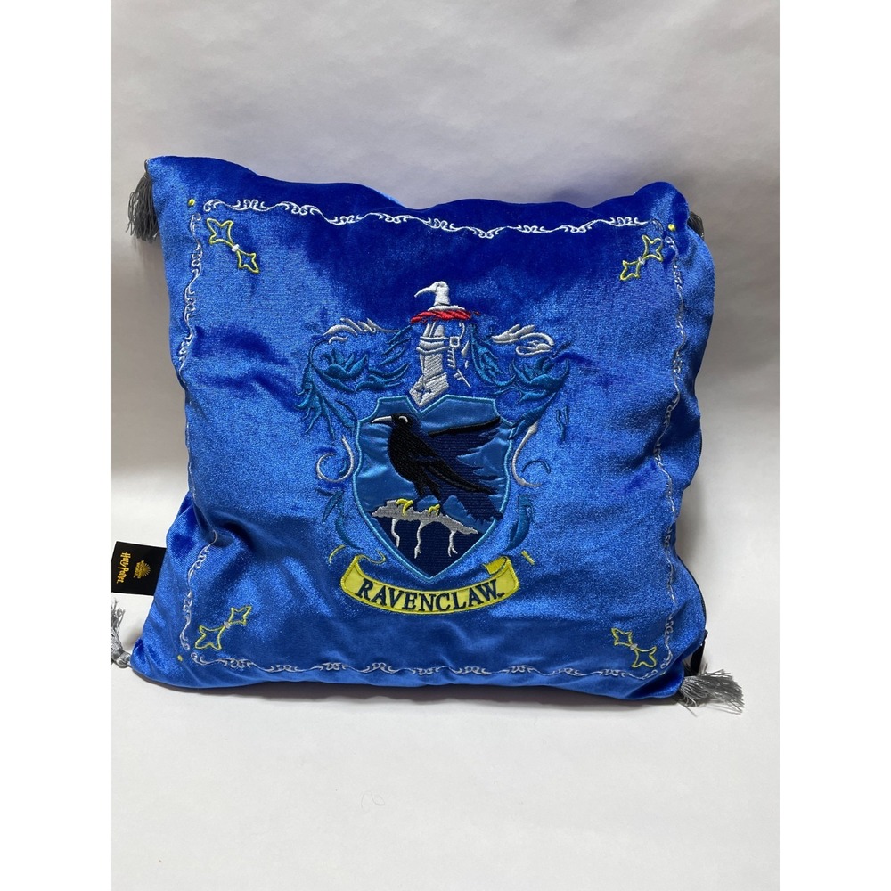 Harry Potter Ravenclaw Blue Pillow The Noble Collection Embroidered